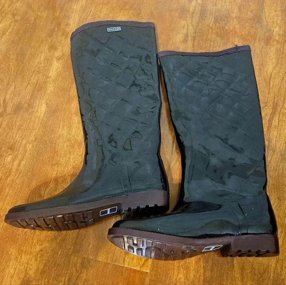Tommy Hilfiger Shoes - Tommy Hilfiger Tall Tufted Rain Boots